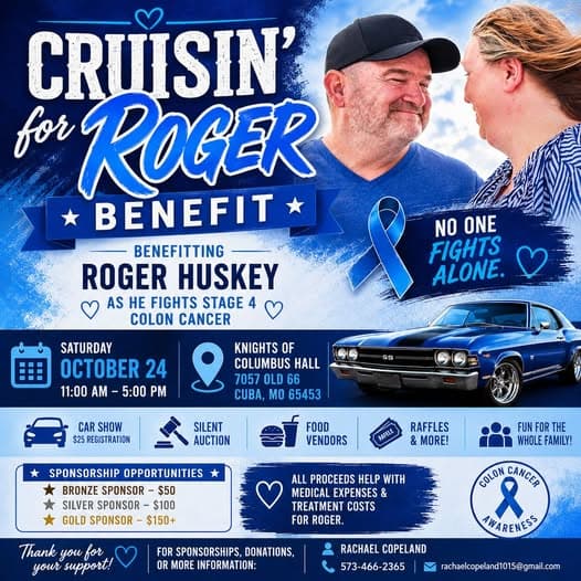Cruisin’ for Roger Benefit