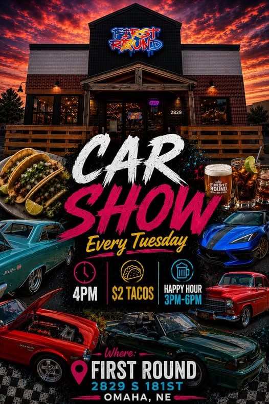 Car Show at First Round