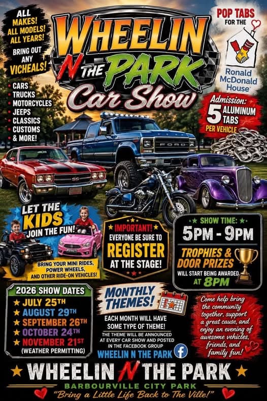 Wheelin N the Park Car Show