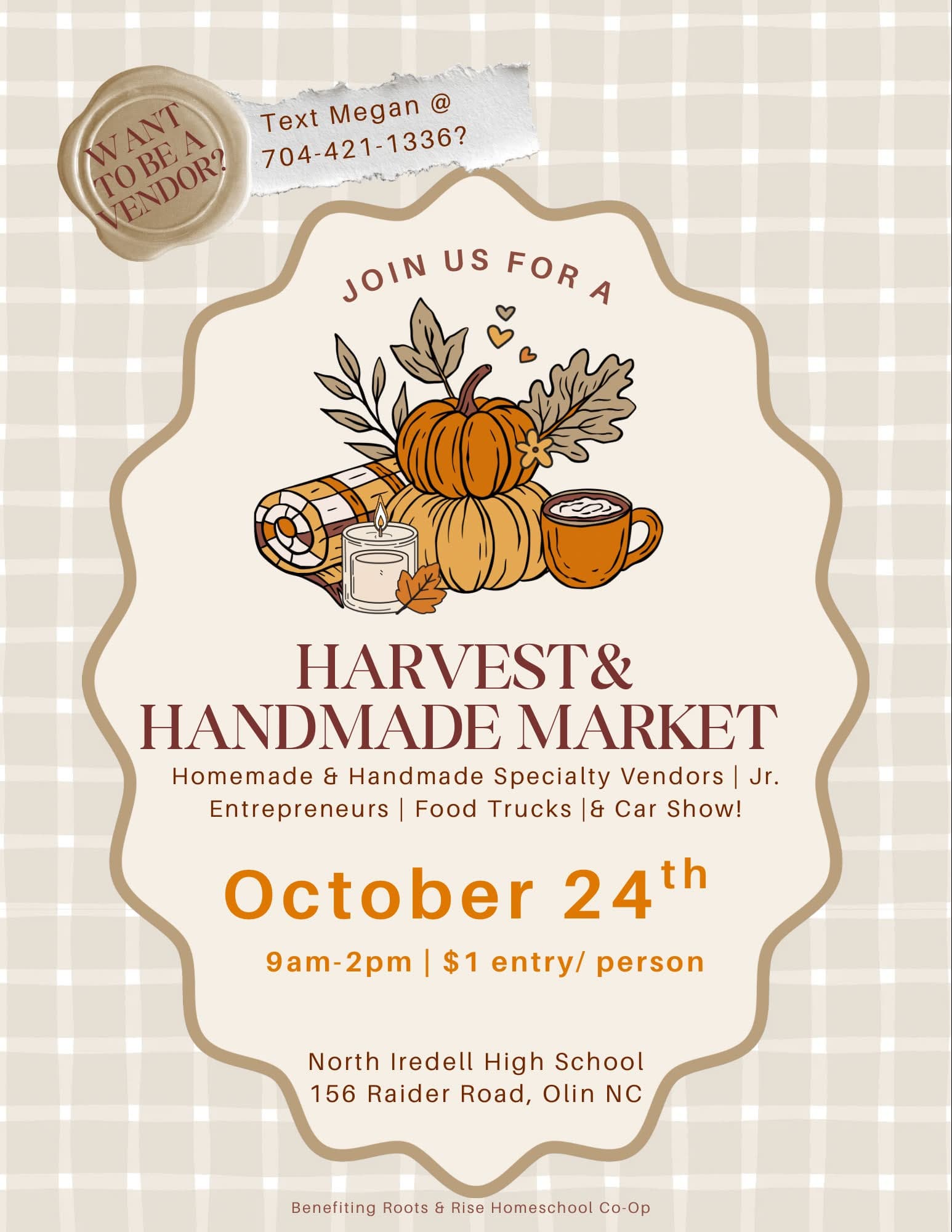 Harvest & Handmade Market and Car Show!