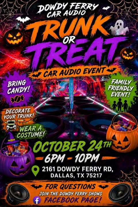 Trunk or Treat Bass Meet