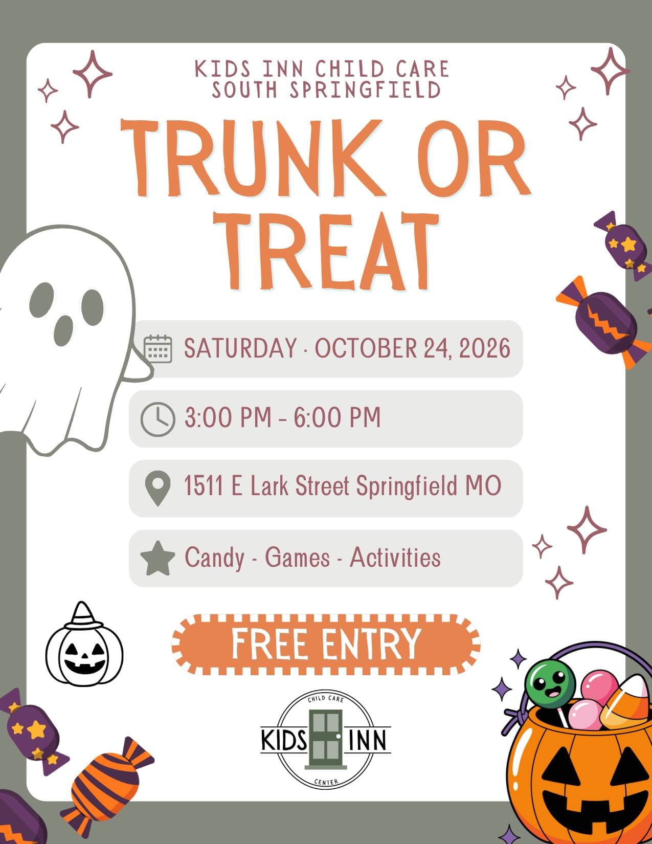 Kids Inn Trunk or Treat
