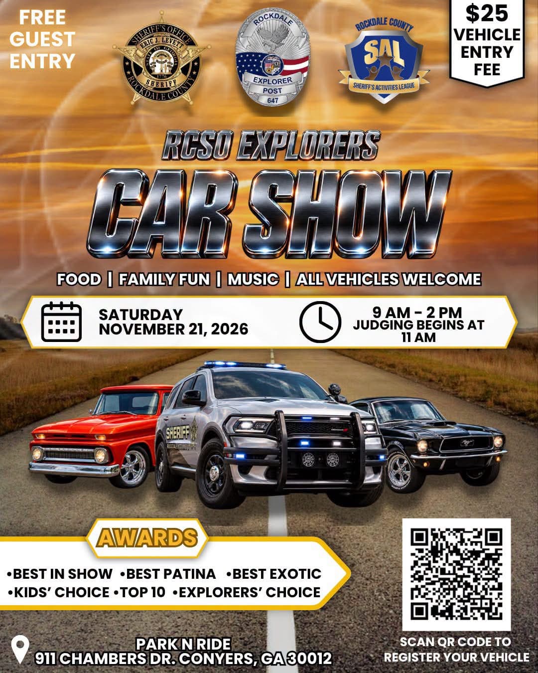 RCSO Explorers Car Show