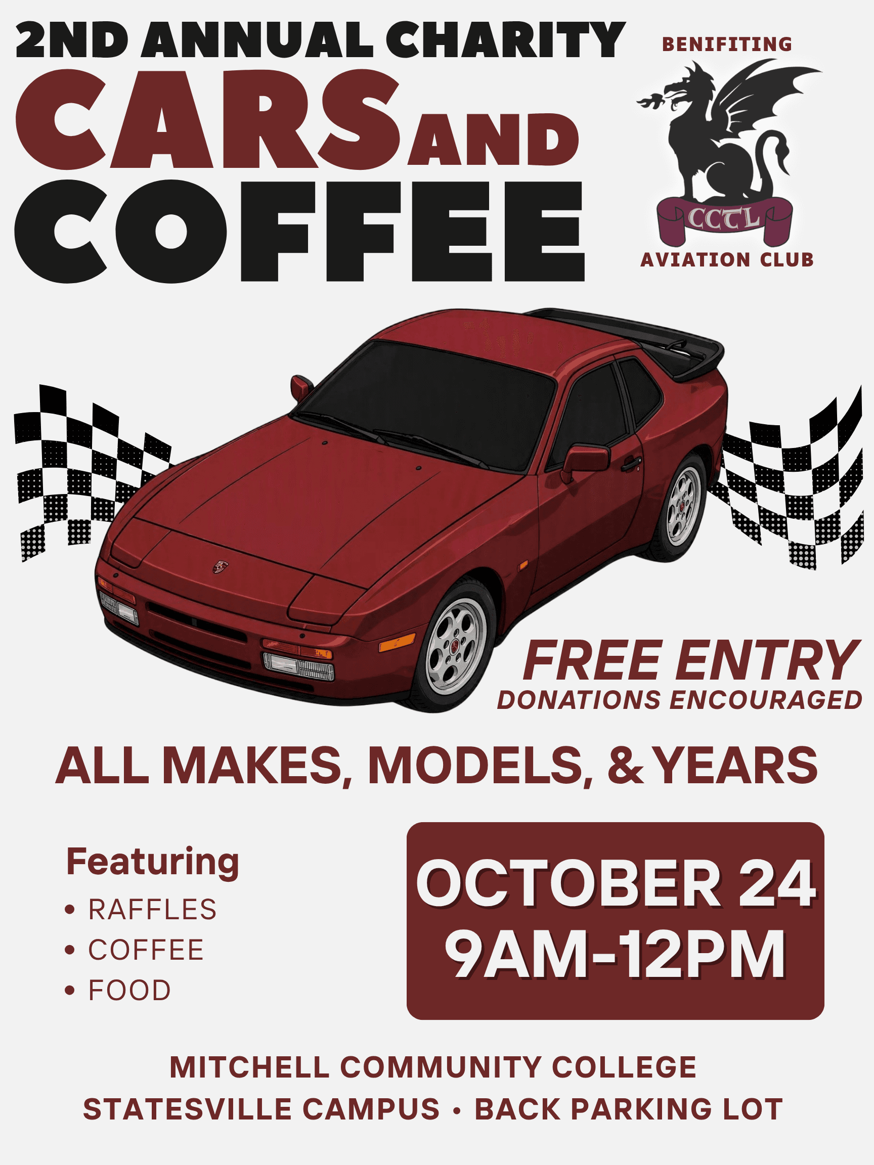 2nd Annual CCTL Aviation Club Cars & Coffee
