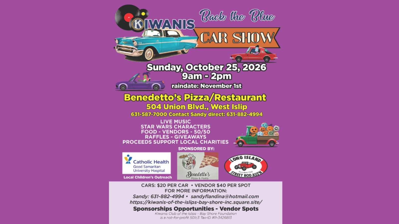 Kiwanis Back The Blue Car Show