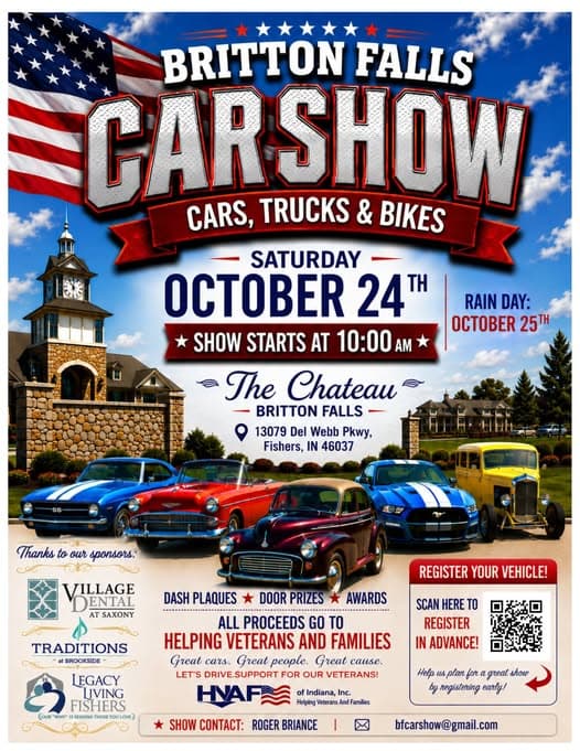 Britton Falls Car Show - Car, Trucks and Bikes