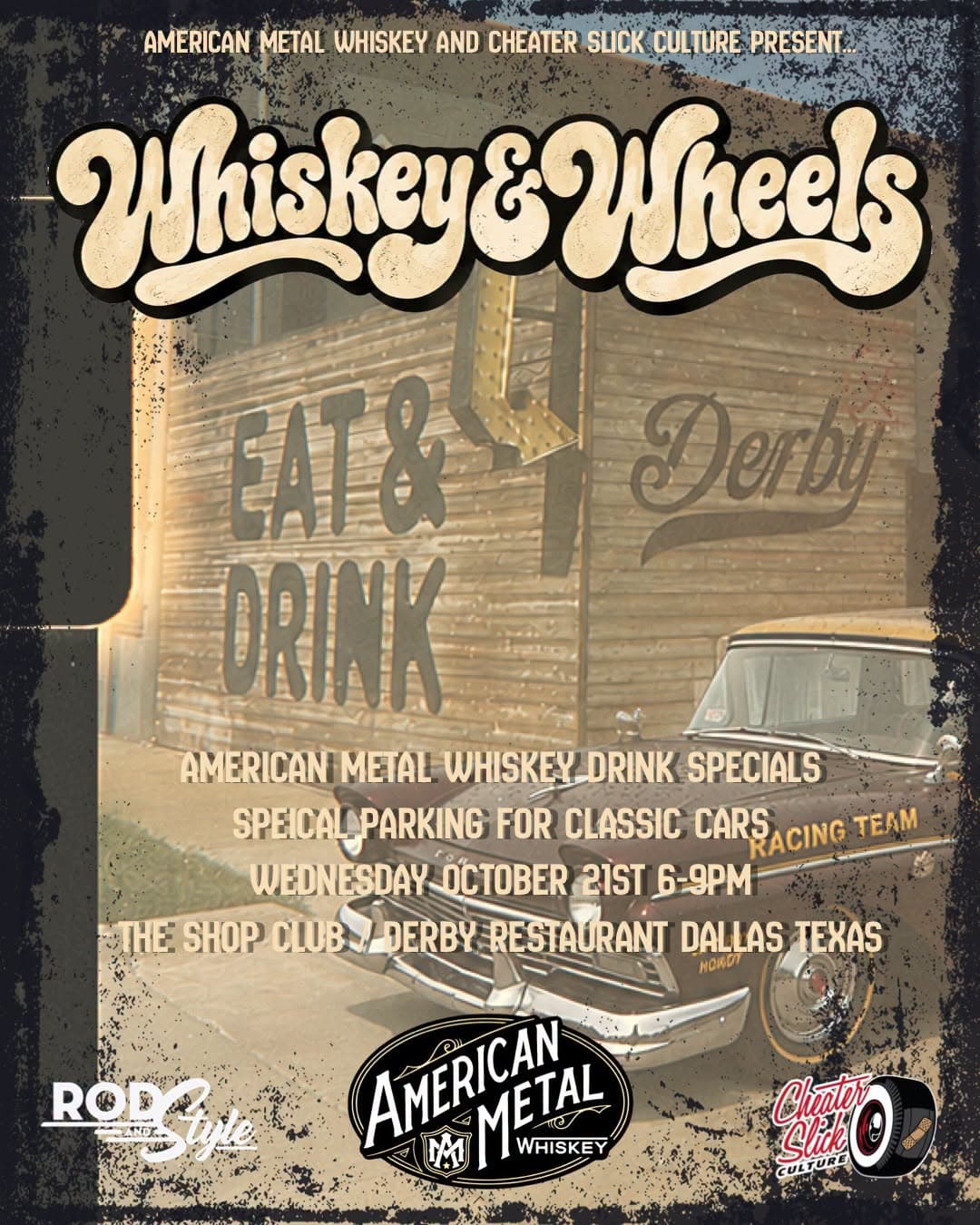 Cheater Slick Culture Whiskey and Wheels