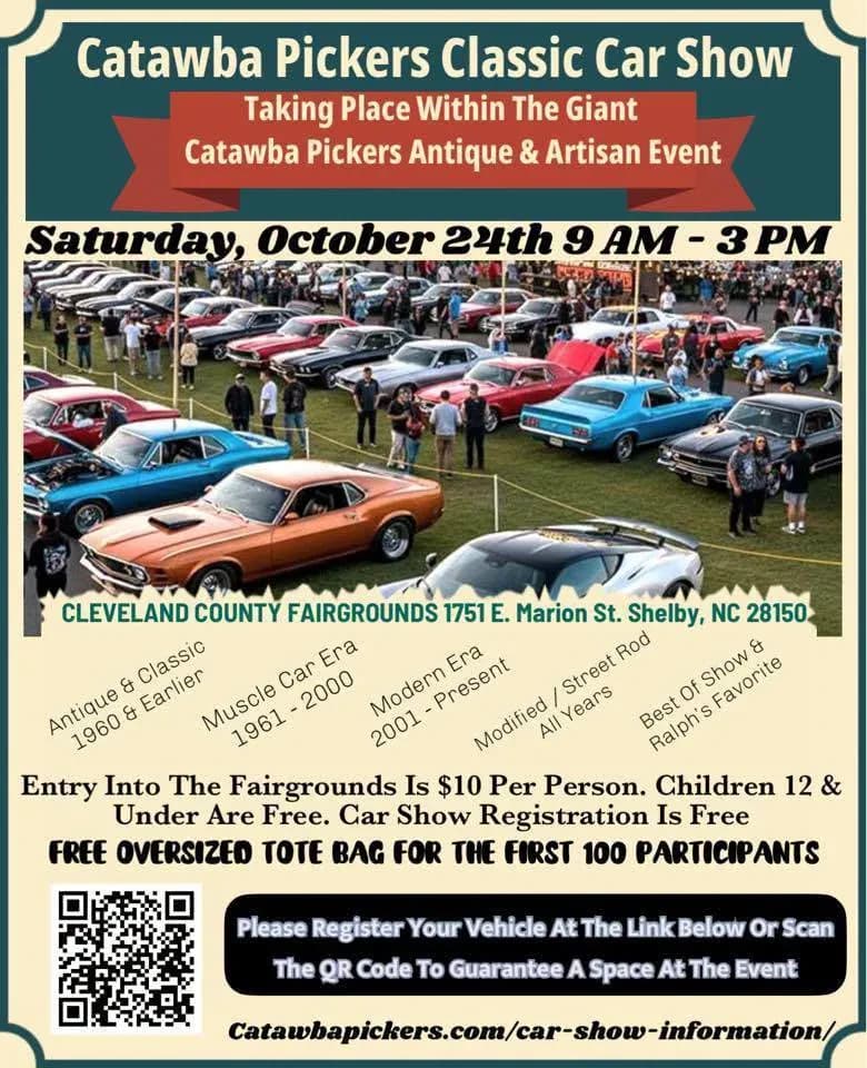 Catawba Pickers Classic Car Show