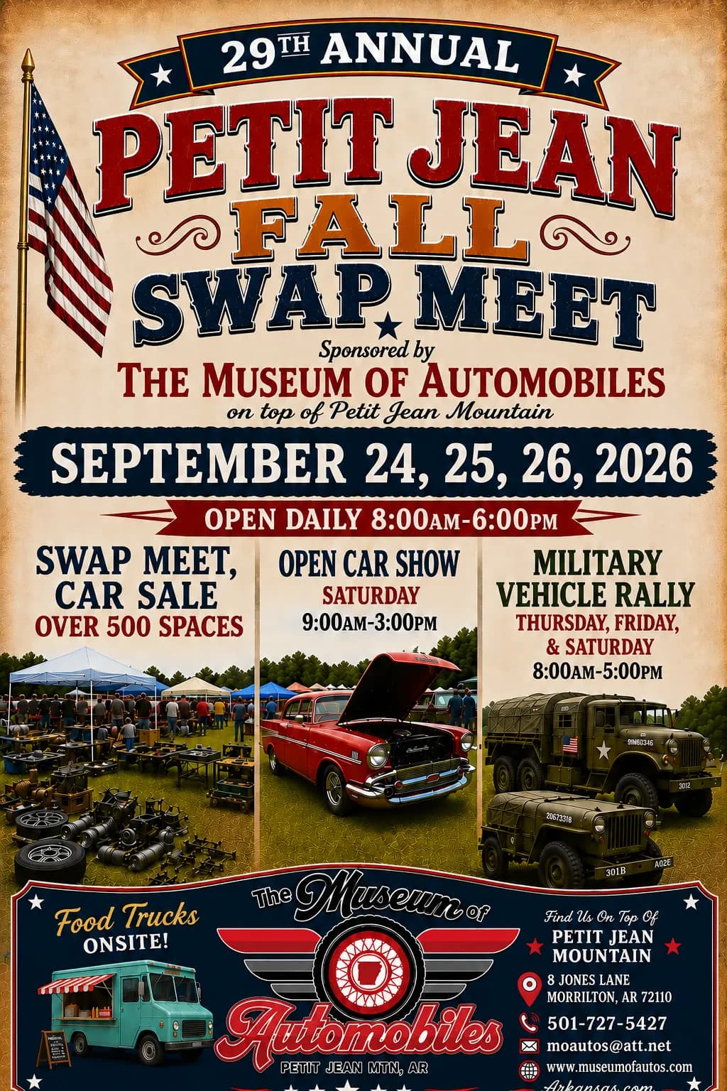 29th Annual Petit Jean Fall Swap Meet