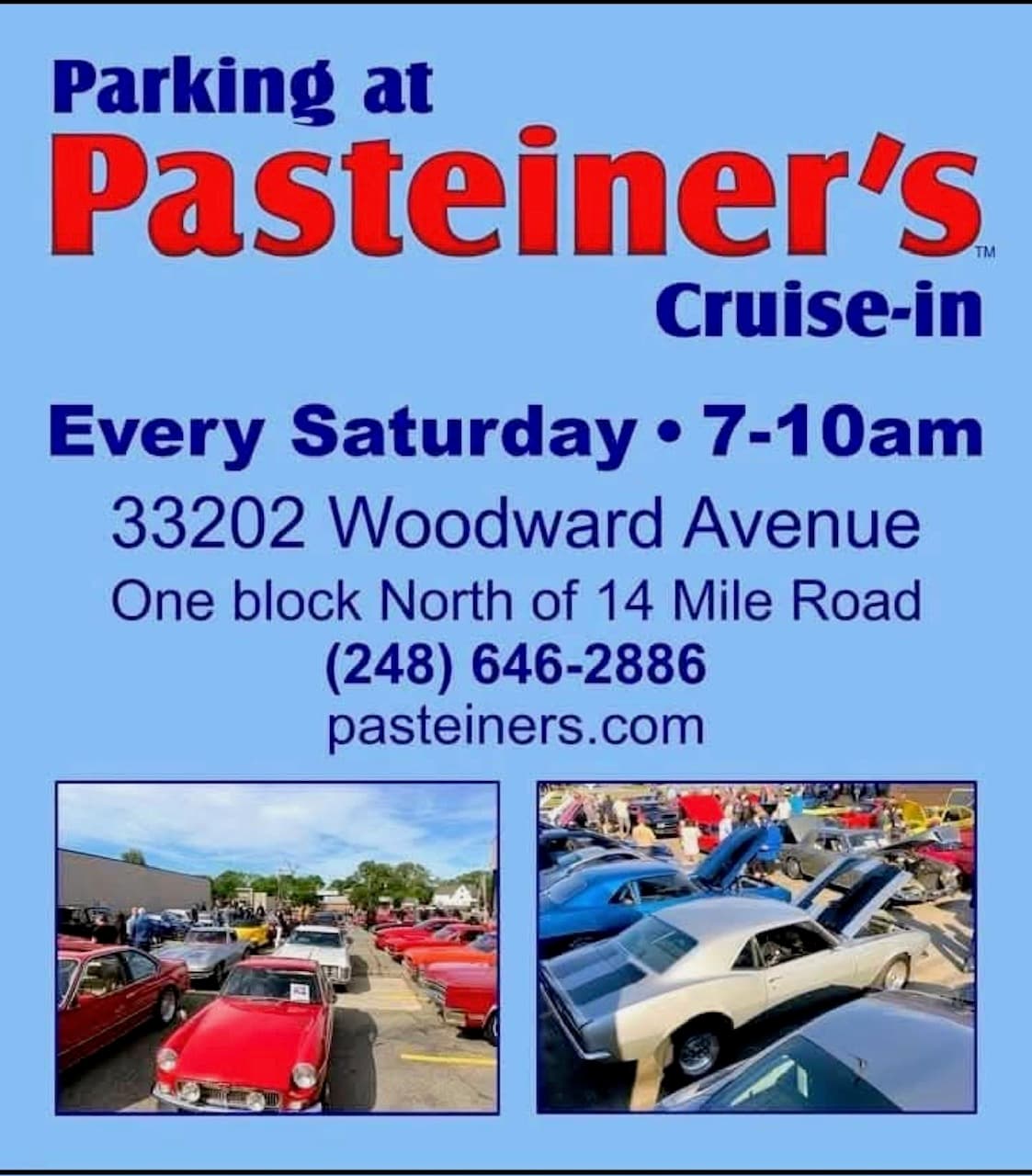 Parking at Pasteiners