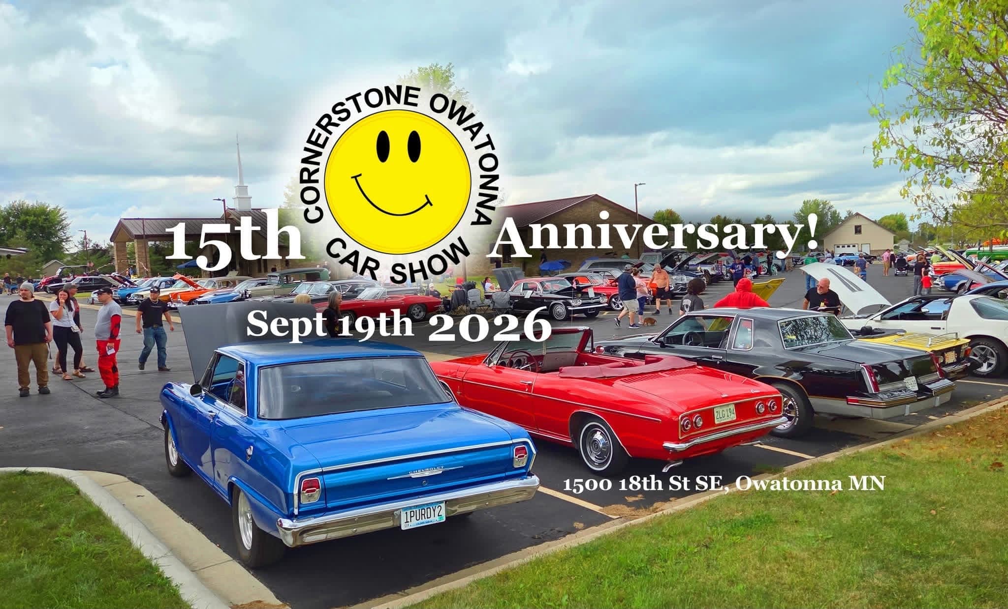Cornerstone Owatonna 15th Anniversary Car Show
