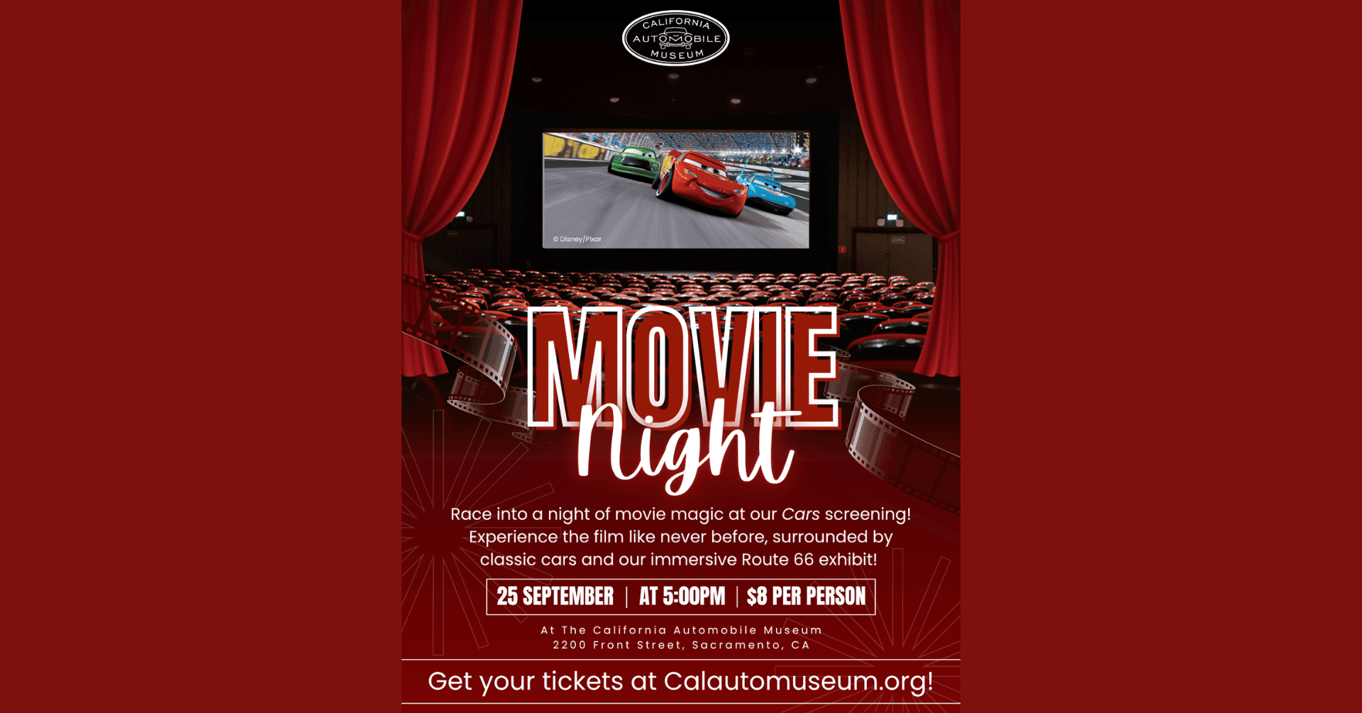 Movie Night at CAM: Cars