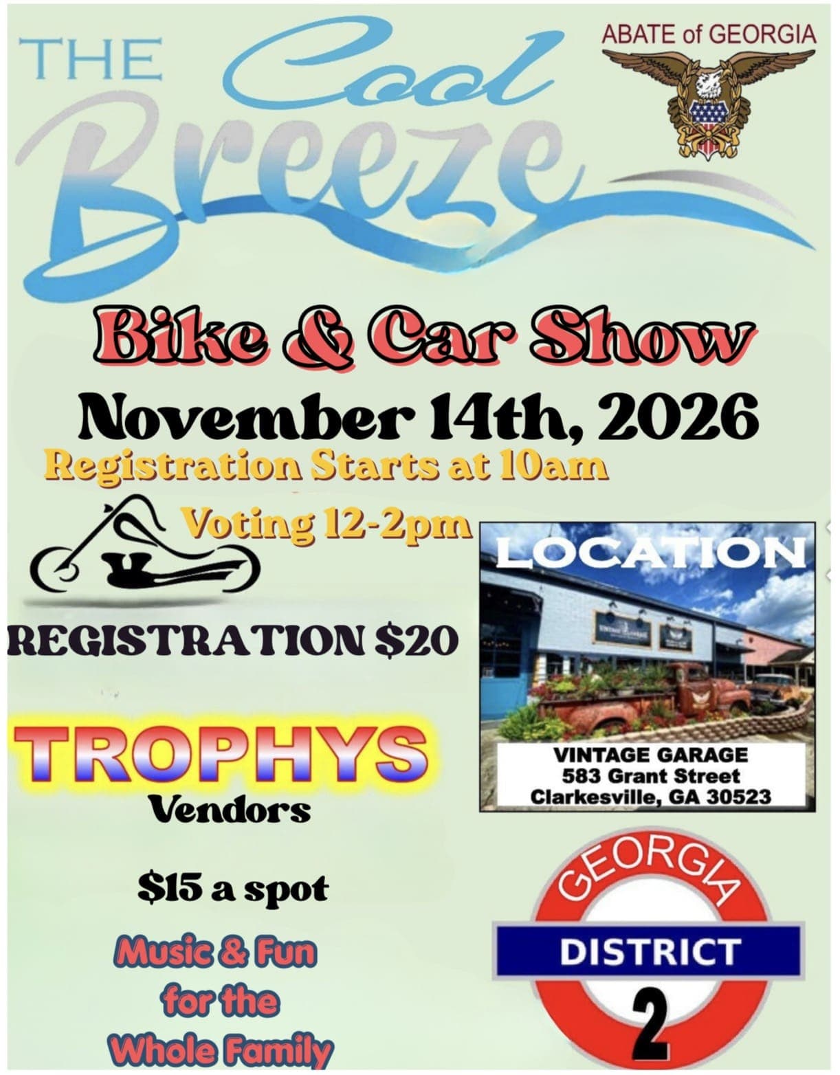 THE COOL BREEZE BIKE & CAR SHOW