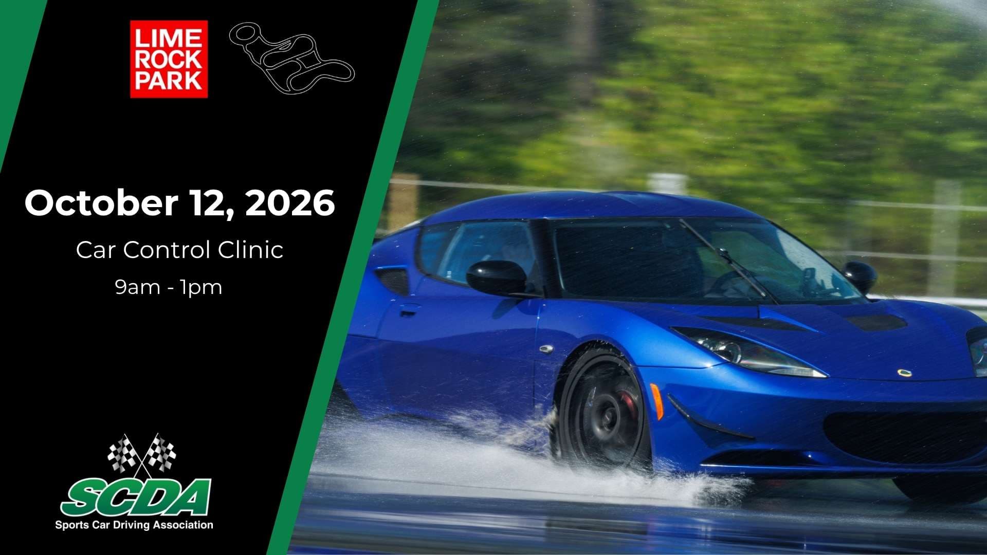 SCDA- Car Control Clinic-Lime Rock- 10/12/26