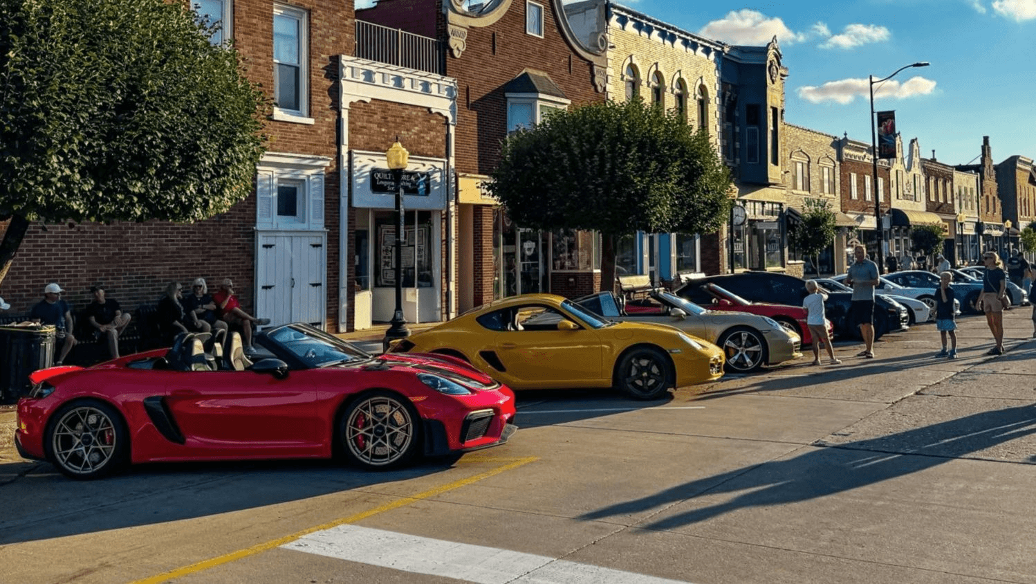 Schonesland 2026 Porsche Display at “Thursday Nights in Pella”
