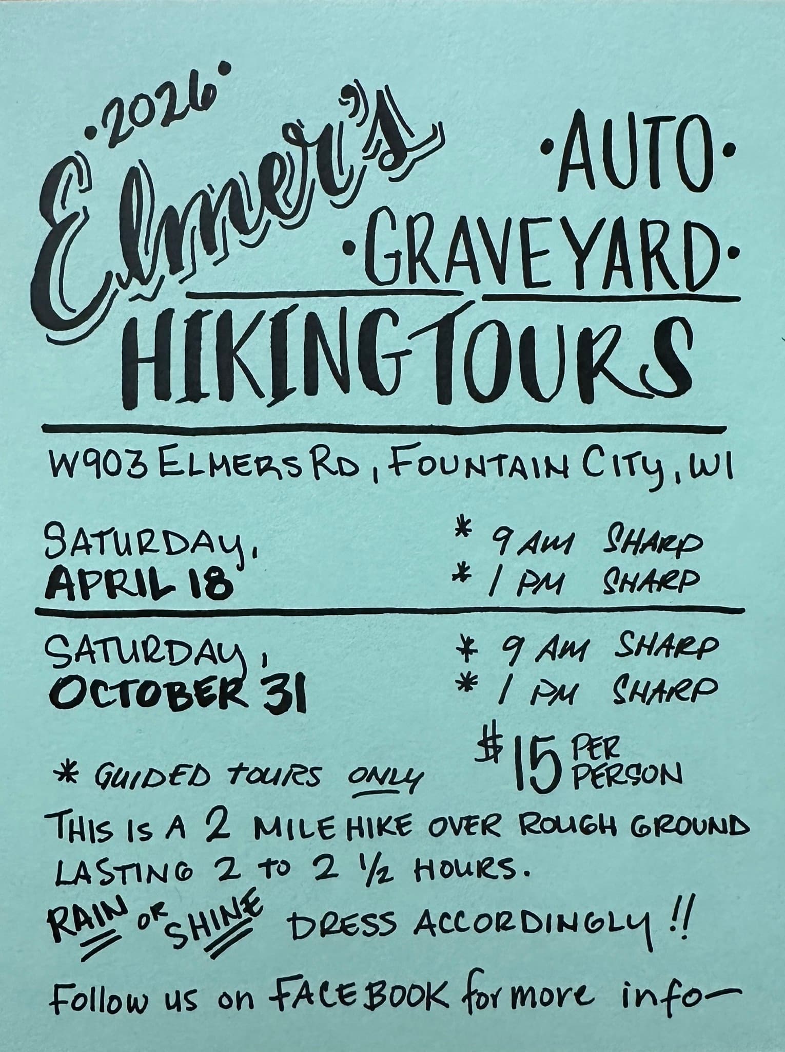 Elmer’s Auto Graveyard Hiking Tours – Fountain City