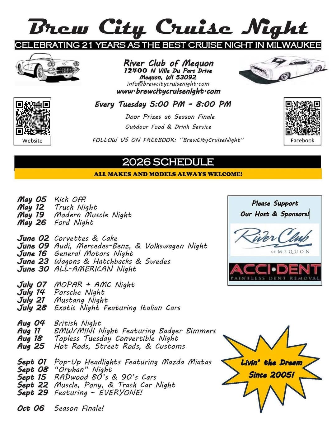 Brew City Cruise Night – Mequon