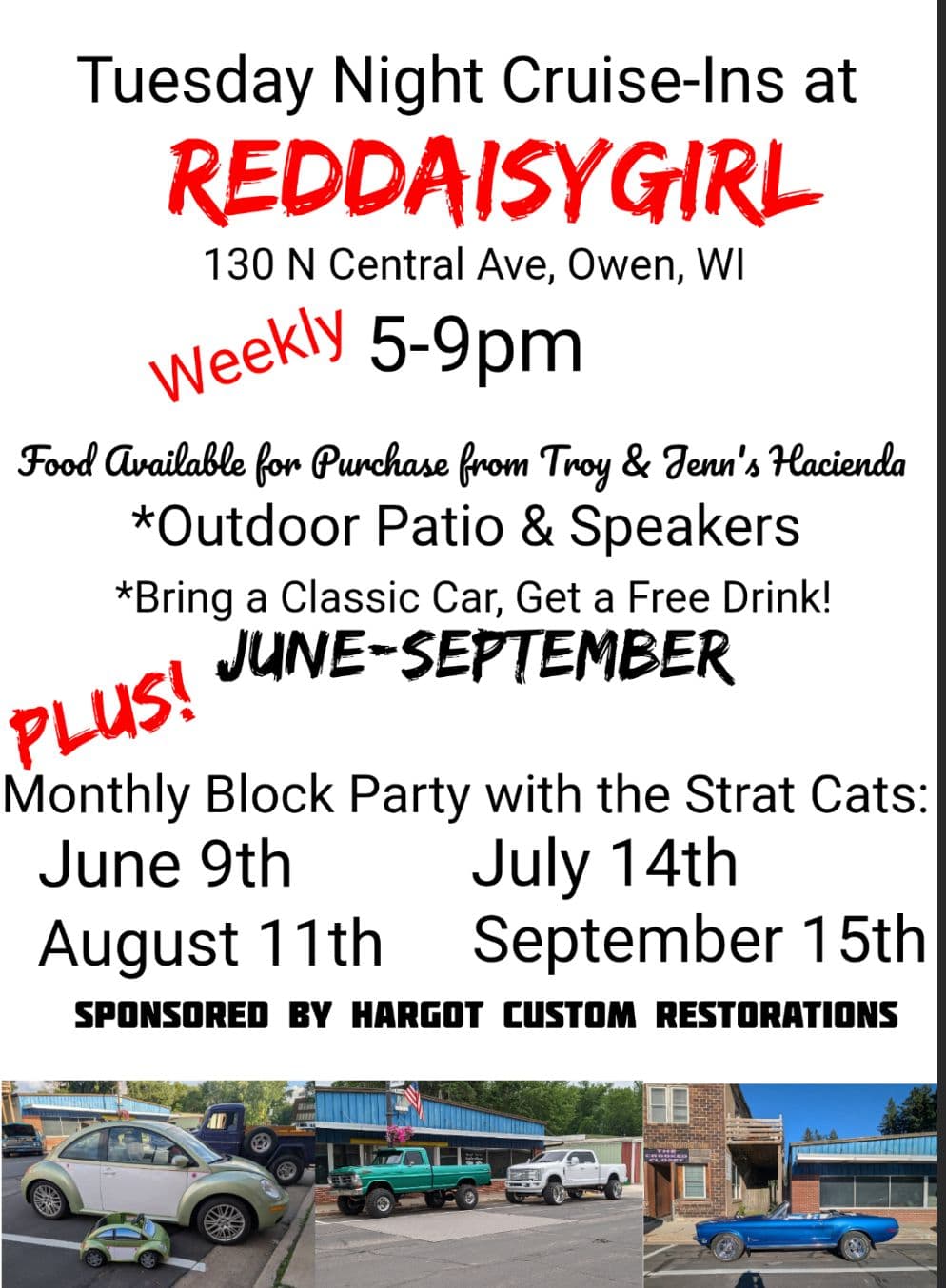 Reddaisygirl Tuesday Night Cruise In- Owen