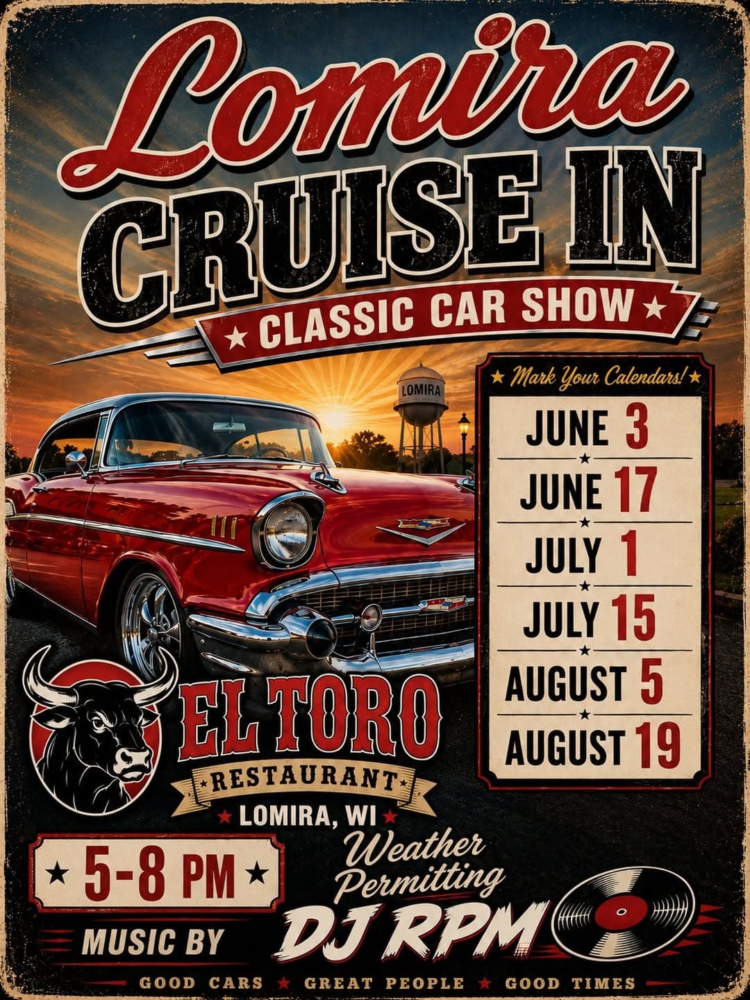 El Toro Cruise In – Lomira