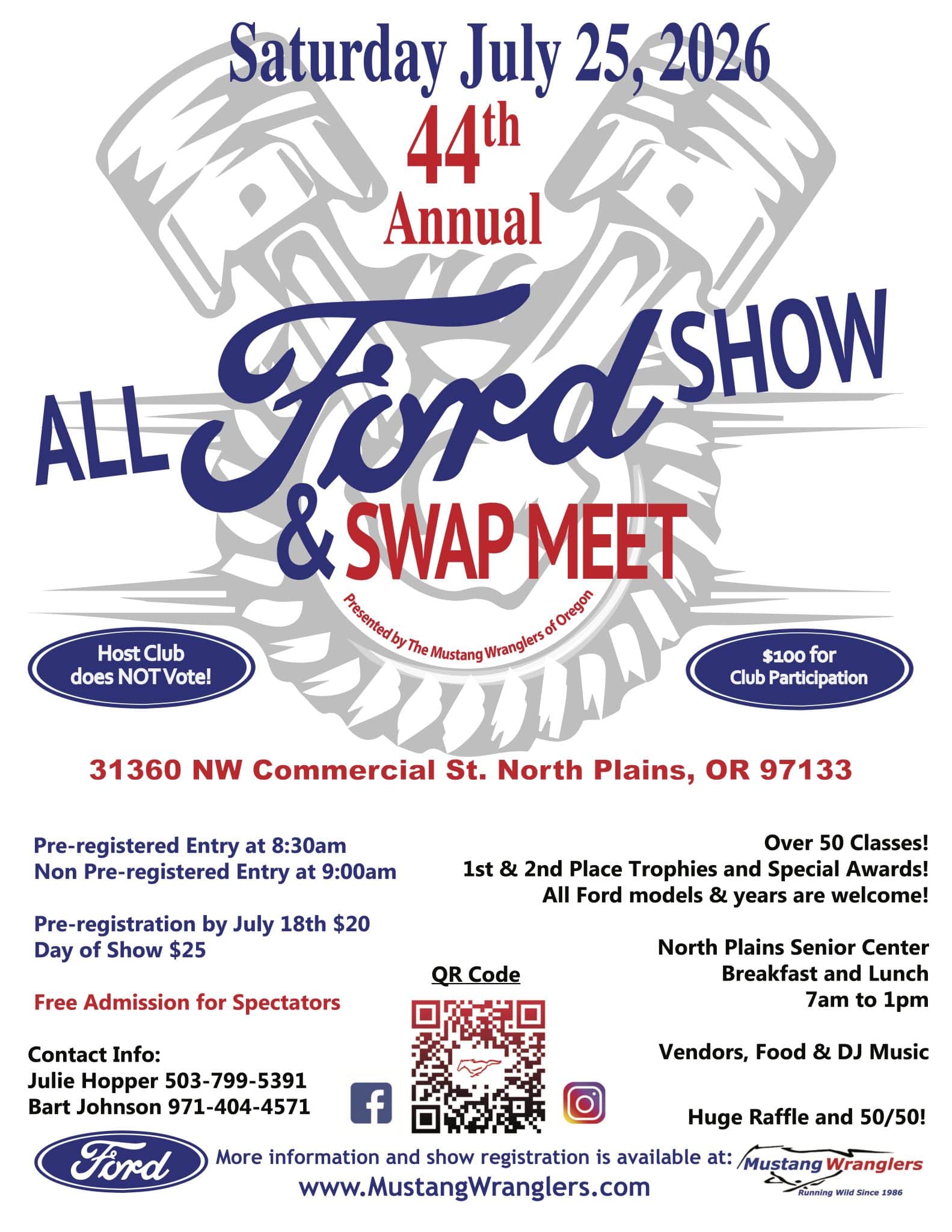 All Ford Show & Swap Meet – North Plains, OR