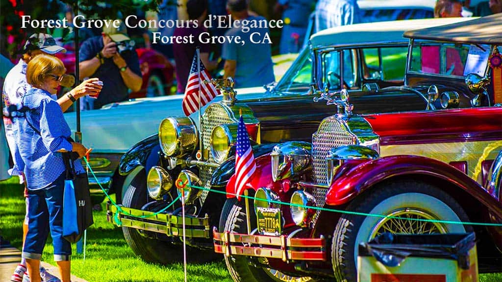 The Forest Grove Concours d’Elegance Car Show Happens at Pacific University In Forest Grove, OR, on Sunday, July 19, 2026