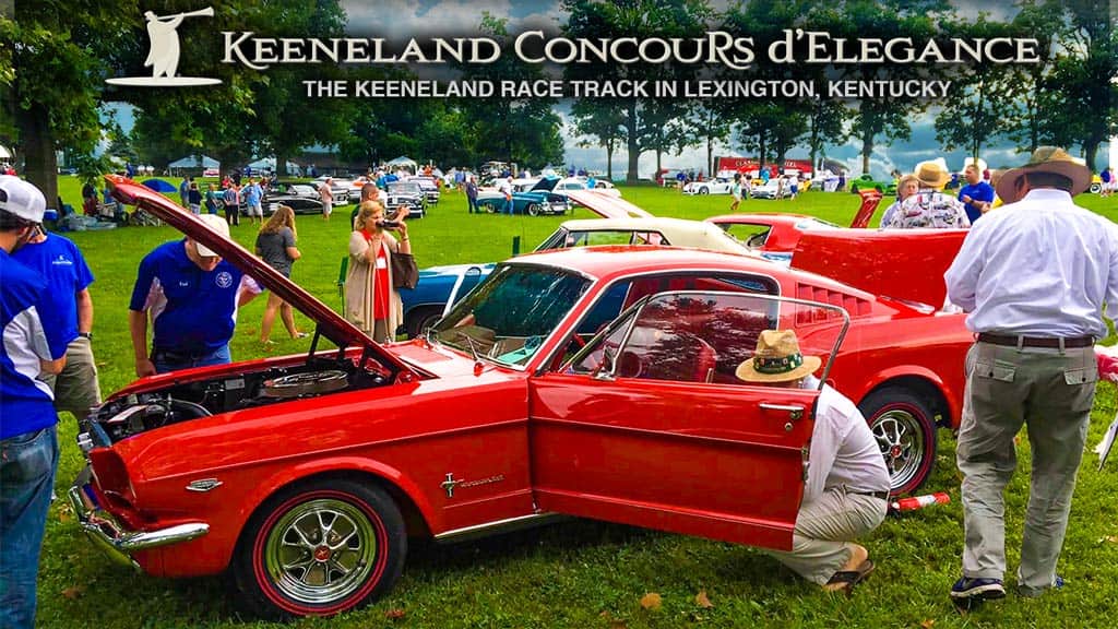 The Keeneland Concours d’Elegance Opens At The Prestigious Keeneland Race Track In Lexington, KY, on July 18th, 2026