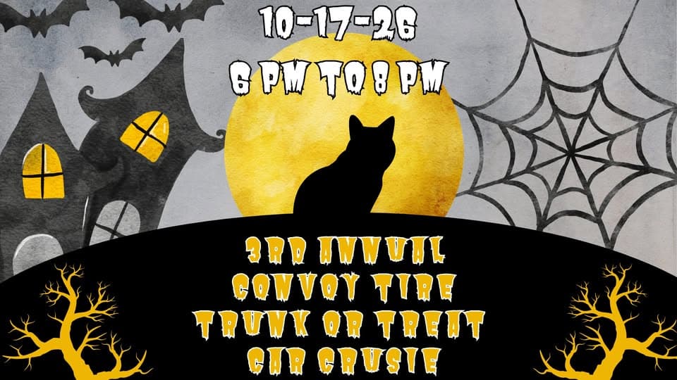 3rd annual trunk or treat car cruise!