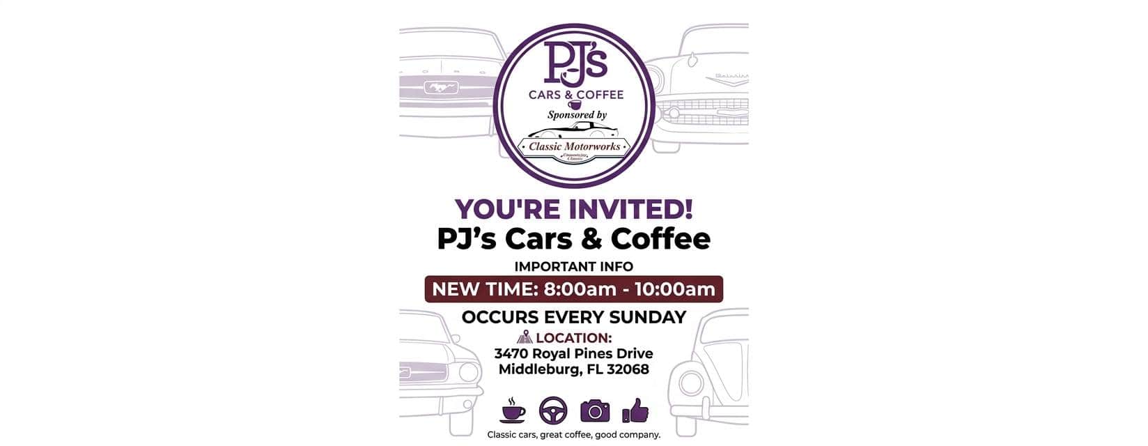 PJ’s Cars & Coffee