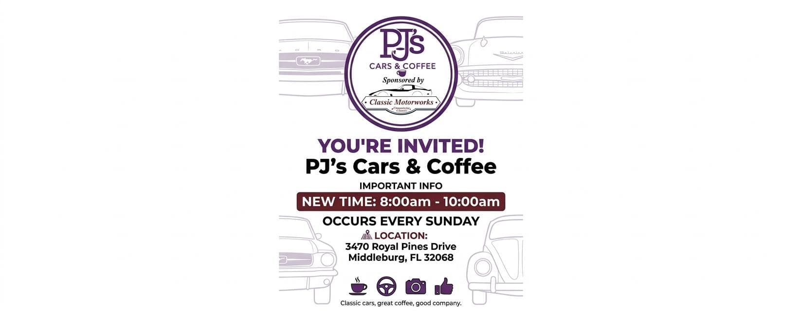 PJ’s Cars & Coffee