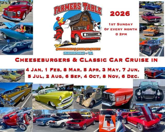Cheeseburgers & Classic Car Cruise In