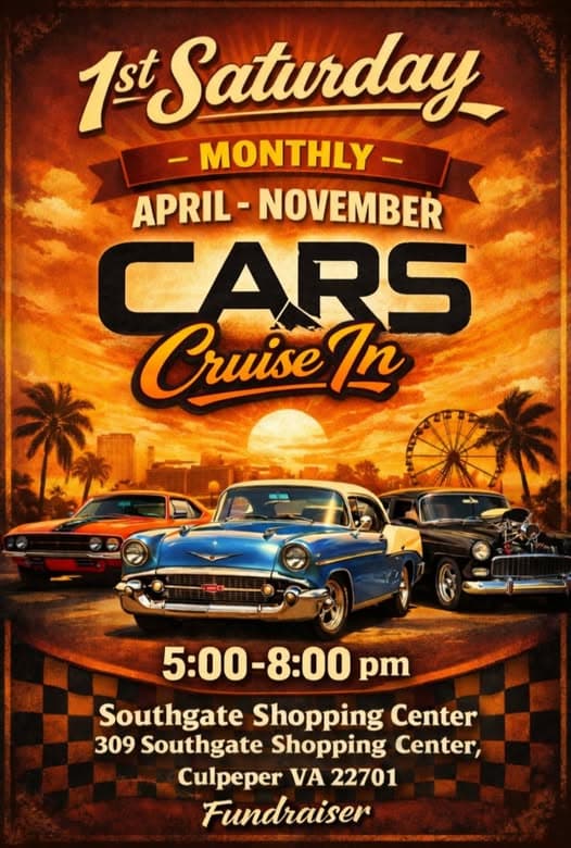 1st Saturday Monthly Cars Cruise In