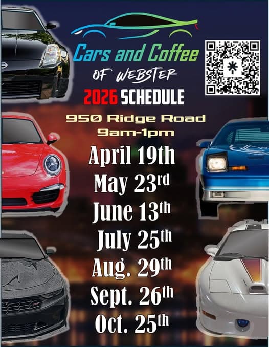Cars and Coffee Webster