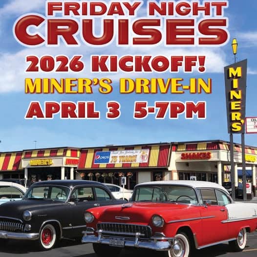 Miner’s Drive-In Friday Night Cruises