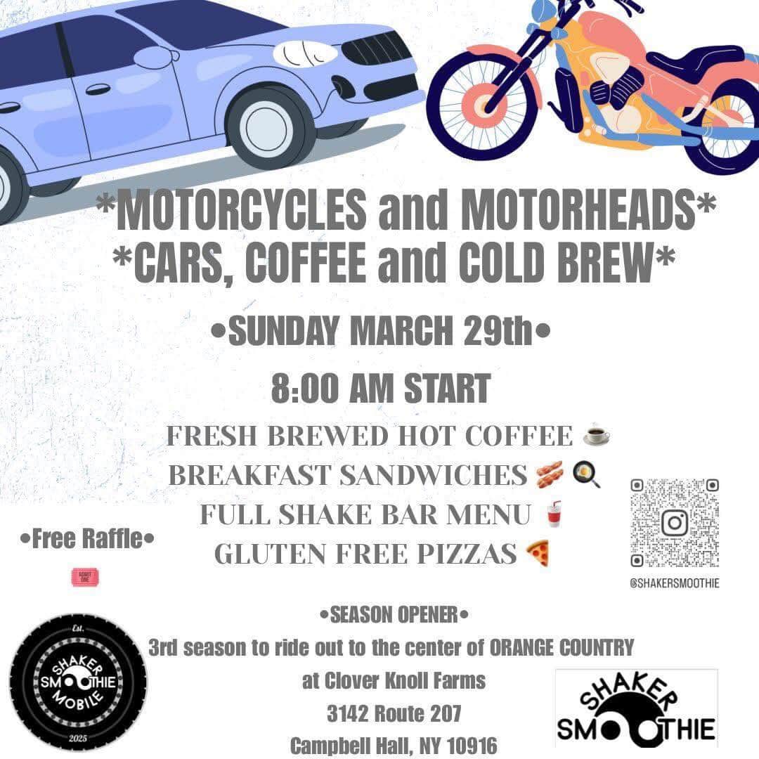 Motorcycles And Motorheads Cars, Coffee And Cold Brew