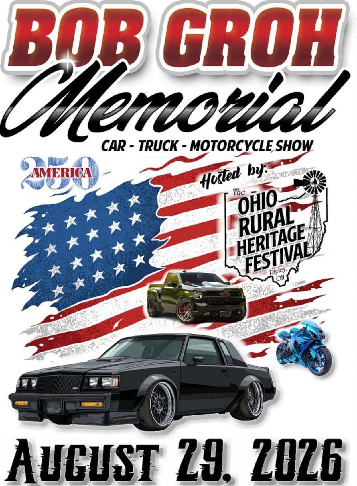 Bob Groh Memorial Car – Truck – Motorcycle Show