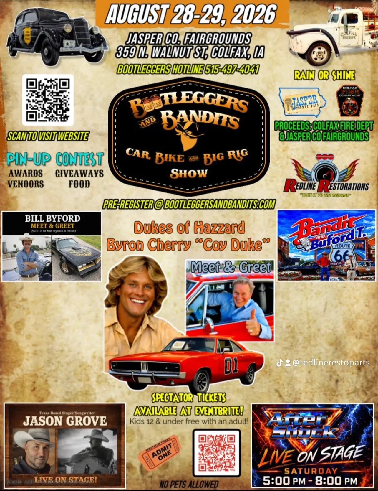 Bootleggers and Bandits Car, Bike and Big Rug Show