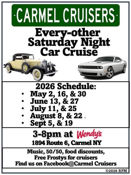 Carmel Cruisers Every-Other Saturday Night Car Cruise