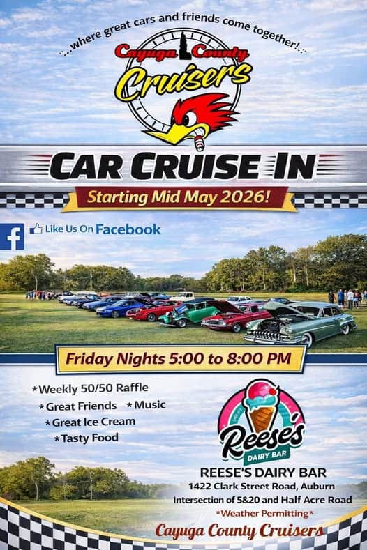 Cayuga County Cruisers Car Cruise In
