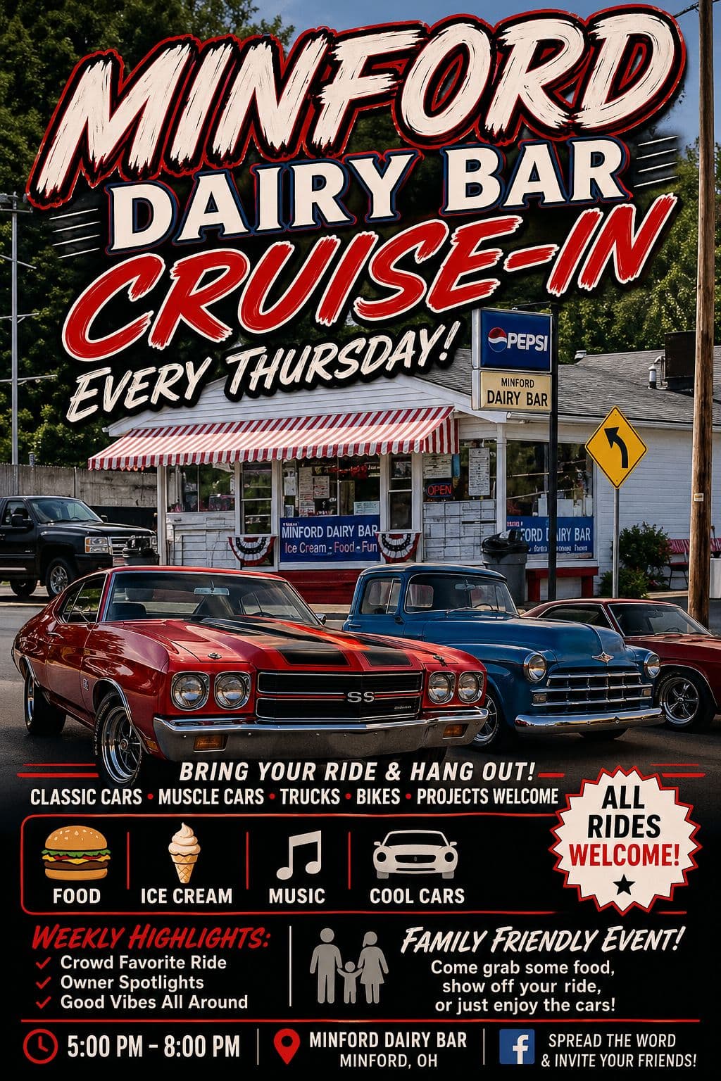 Minford Dairy Bar Cruise In
