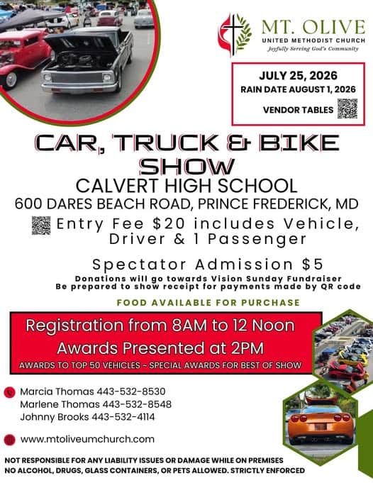 Mt. Olive United Methodist Church Car, Truck & Bike Show