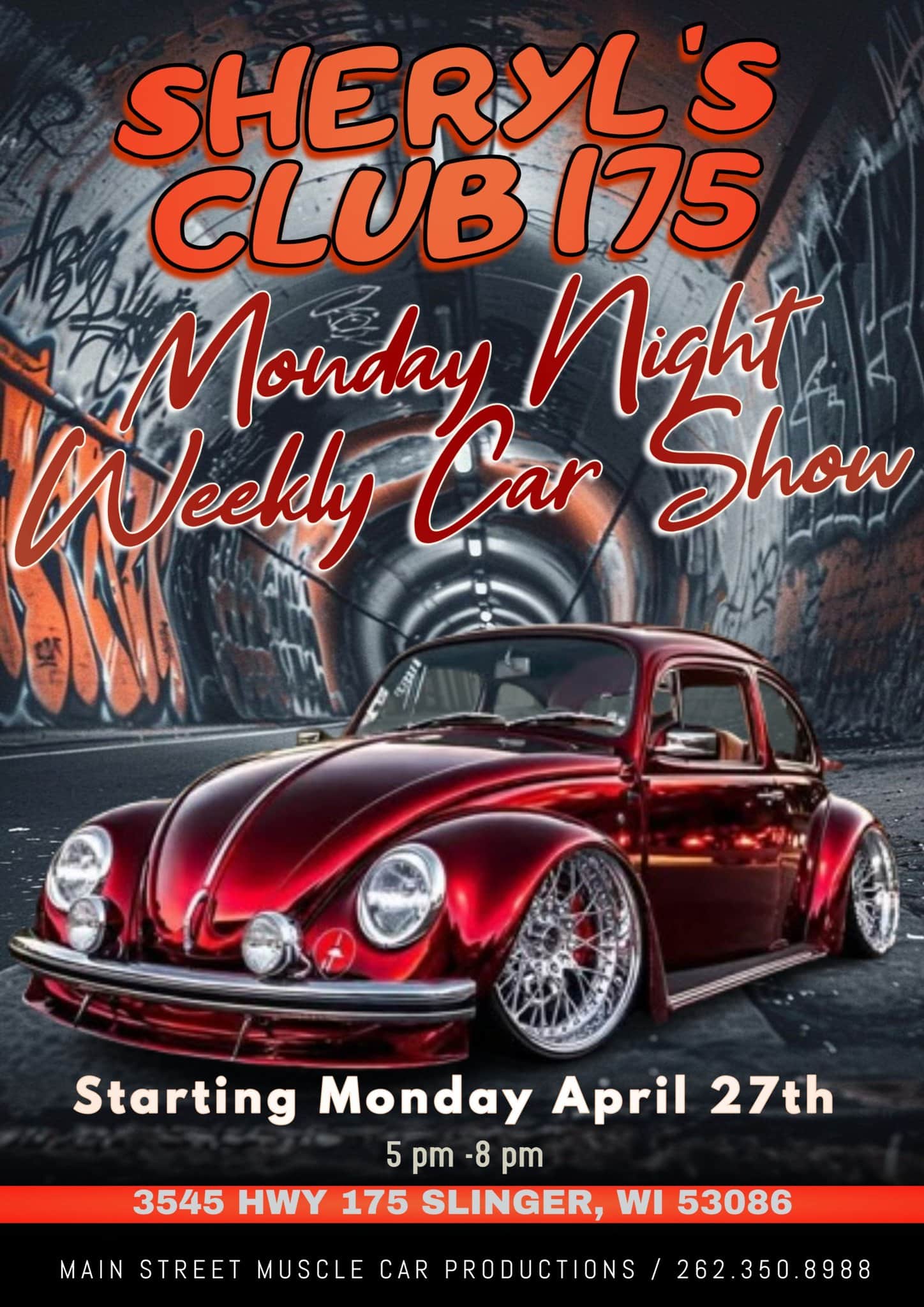 Sheryl’s Club 175 Monday Night Weekly Car Show