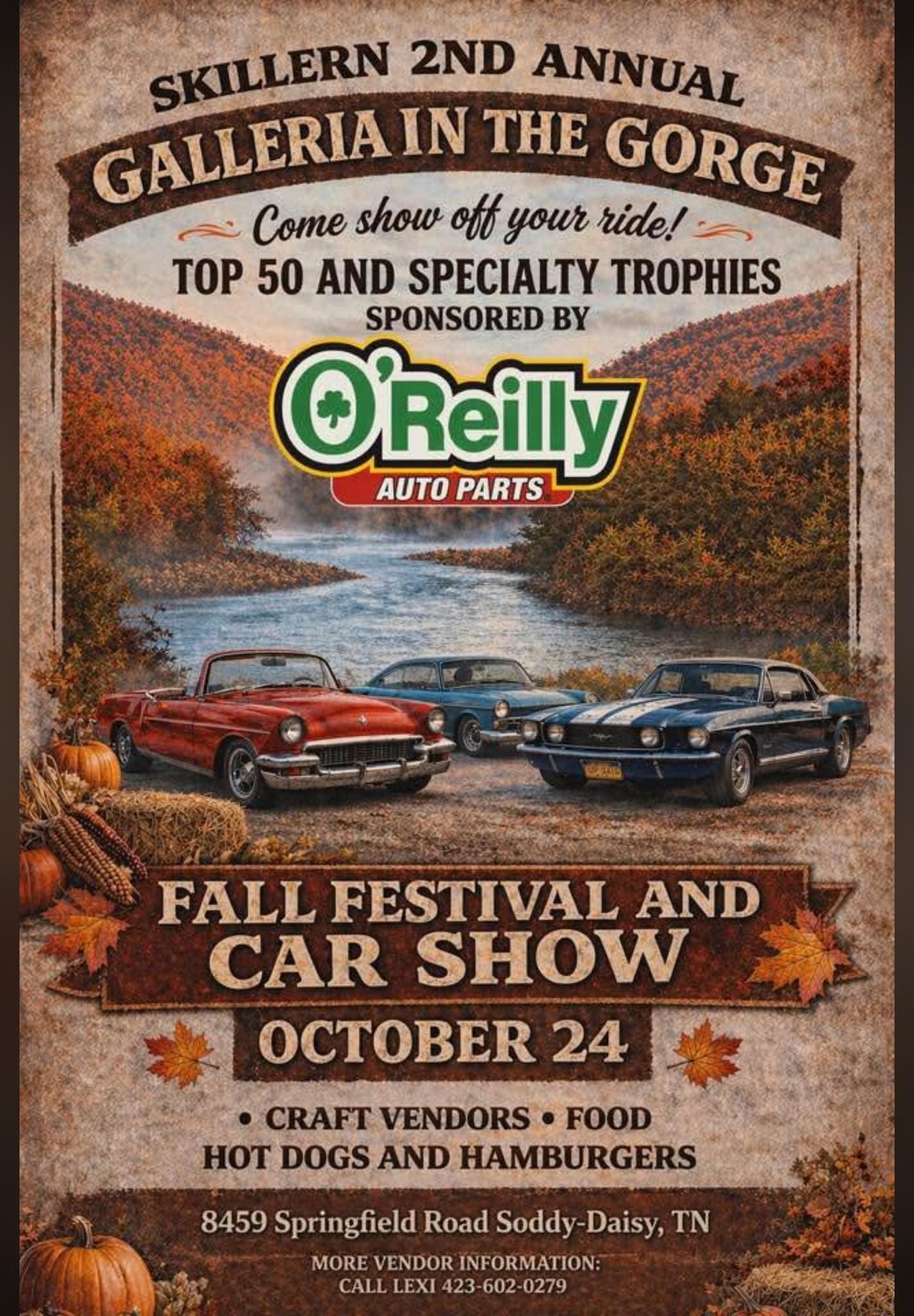 Skillern 2nd Annual Galleria In The Gorge Fall Festival And Car Show