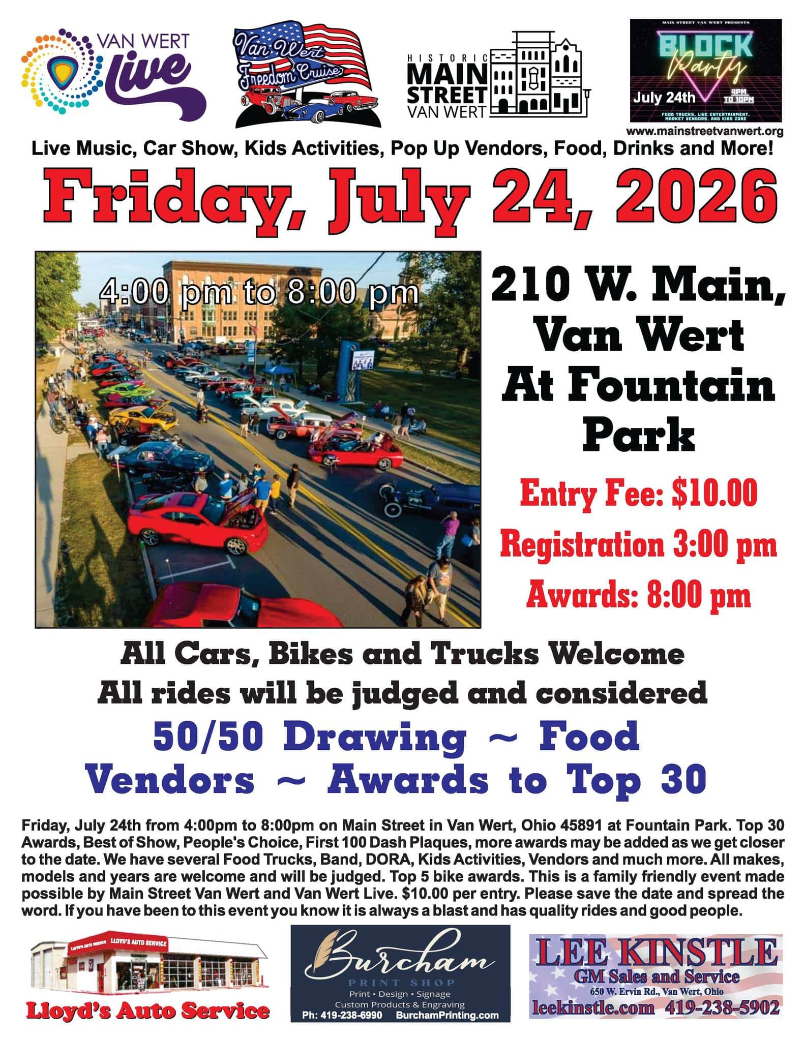Van Wert Live Freedom Cruise