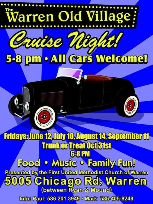 Warren Old Village Cruise Night