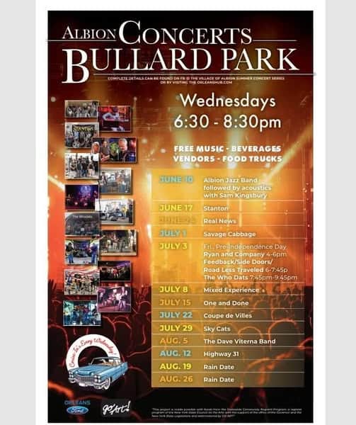 Albion Concerts Bullard Park