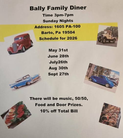Bally Family Diner Cruise-In