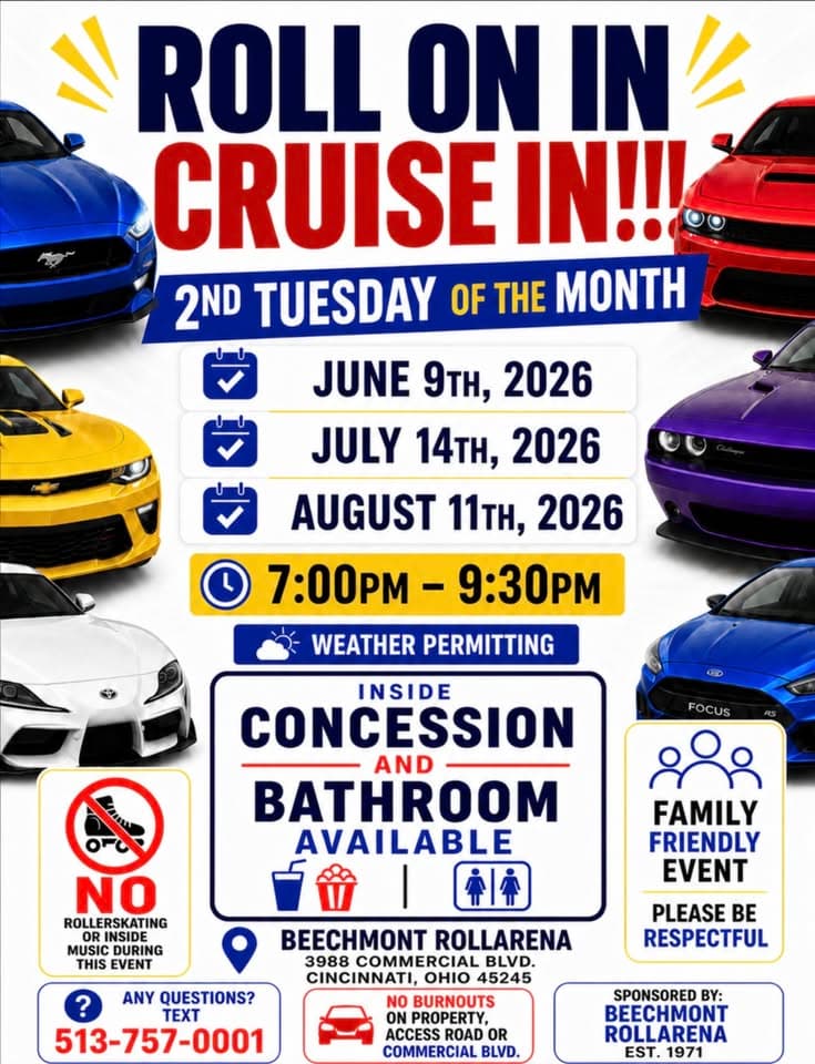 Beechmont Rollarena Car Cruise In