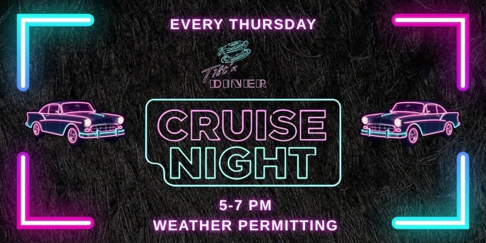 Classic Car Cruise Night at Tilt’n Diner