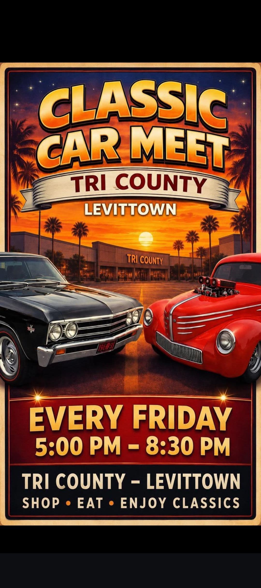 Classic Car Meet Tri County Levittown