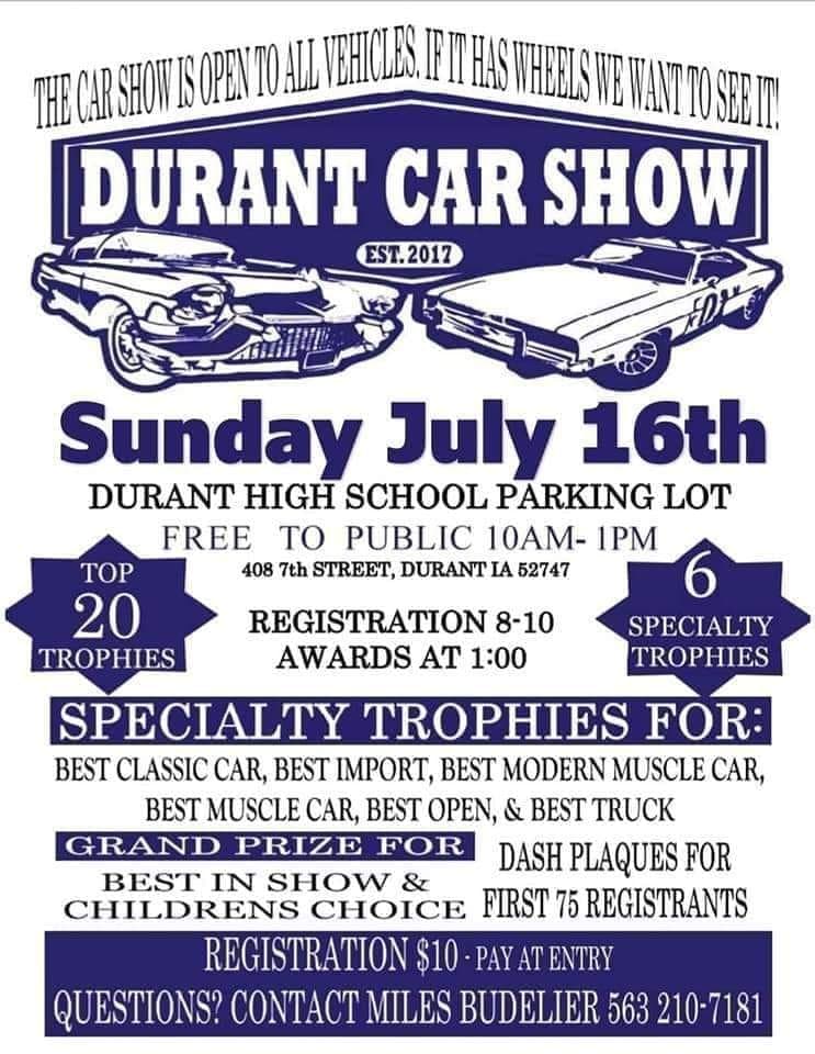 Durant Car Show